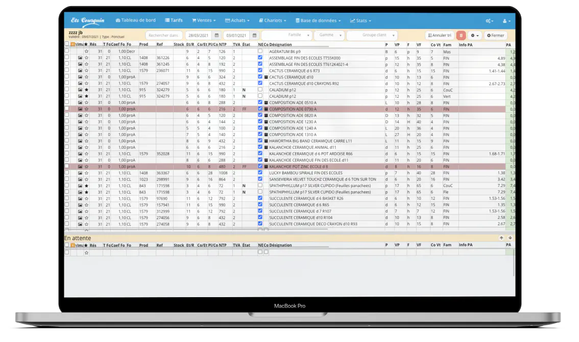 Solution ERP WebQuin à Saint-Omer